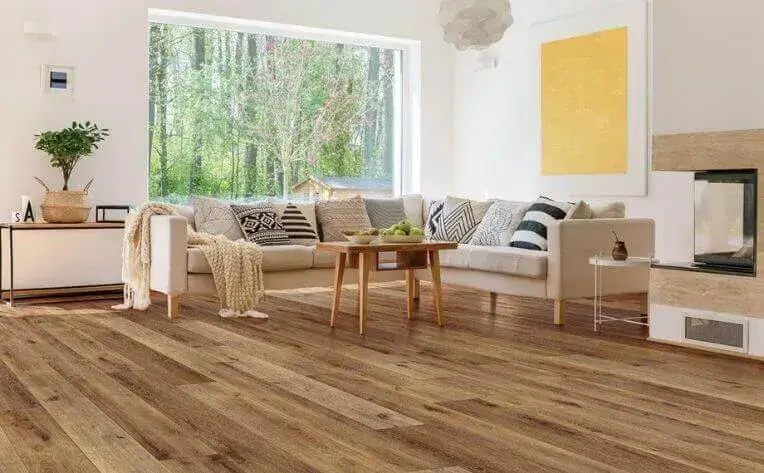 Living room flooring